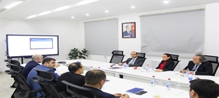 A meeting was held with the e-Government and Information Society of "Turksat"